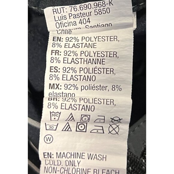 Quiksilver Mens 34 Navy Gray Stripe Boardshorts Short Stretch Swim Casual EUC - Picture 9 of 9